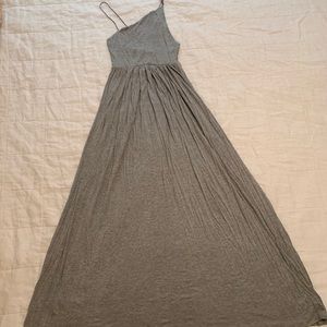 Gray maxi dress